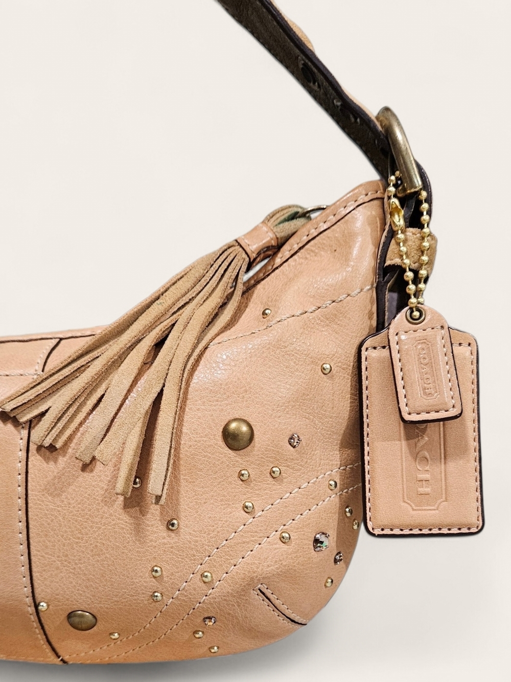 Coach SOHO 2005 Vintage Limited Edition Set w/Bronze Studs/Swarovski Stones - Picture 5 of 16